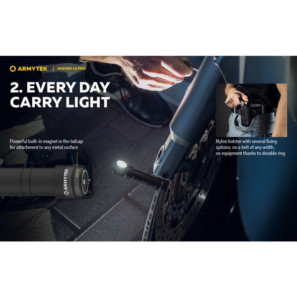 Armytek Baterijska lampa Wizard C2 Pro slika 21