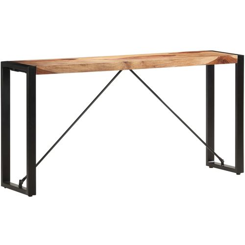 Konzolni stol 150 x 35 x 76 cm od masivnog drva šišama slika 29