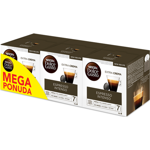 Nescafe Dolce Gusto kapsule Espresso Intenso 3x128 g XXL pakiranje 48 kapsula slika 1