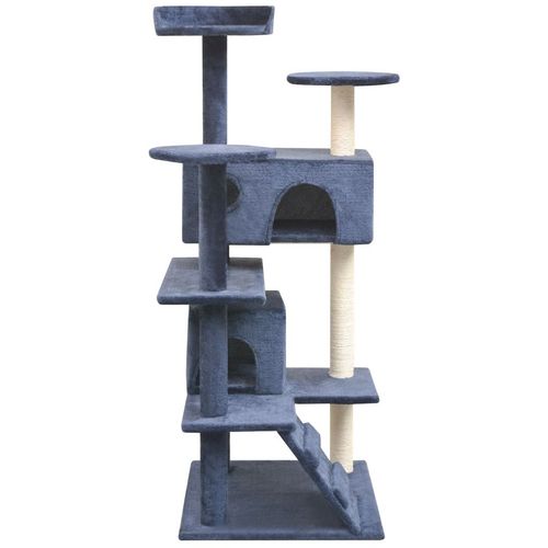 Penjalica Grebalica za Mačke sa Stupovima od Sisala 125 cm Tamno Plava slika 6