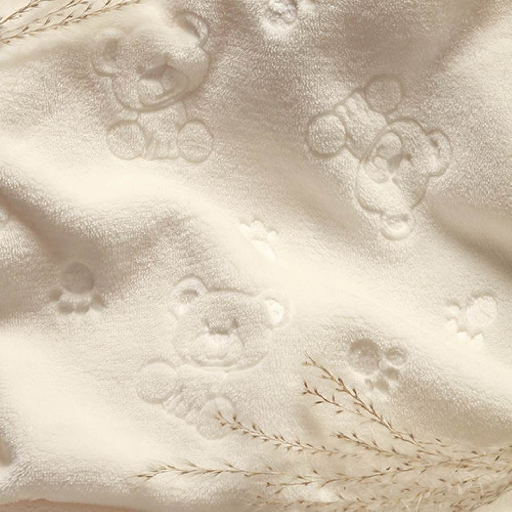 BabyOno Soft touch dekica i plišanac medo, 75x100 cm slika 4
