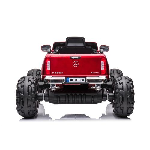 Licencirani auto na akumulator  Mercedes DK-MT950 4x4 - crveni/lakirani slika 4