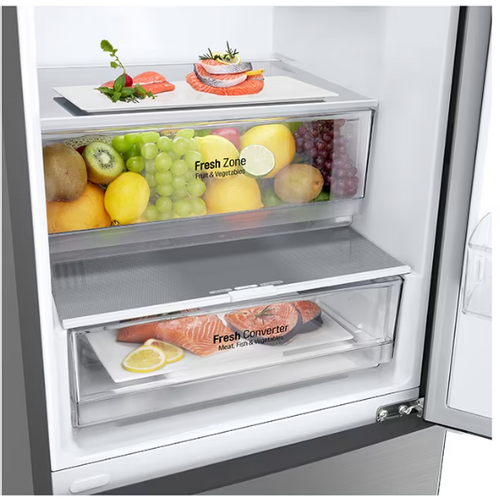 LG GBP62PZNCC1 Kombinovani frižider sa donjim zamrzivačem, DoorCooling+™ tehnologija, kapacitet 384L slika 12