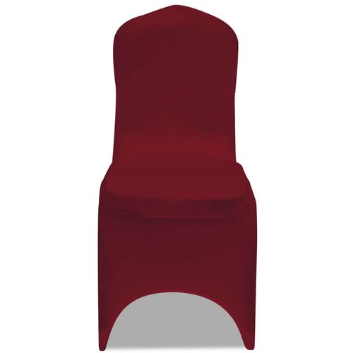 Rastezljiva navlaka za stolice 4 kom Bordo boja slika 10