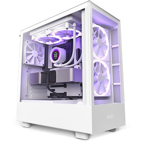 NZXT H5 Elite Gaming kućište belo (CC-H51EW-01) slika 1