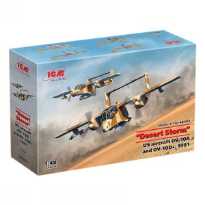 Model Kit Aircraft - Desert Storm US aircraft OV-10A And OV-10D+ 1991 1:48