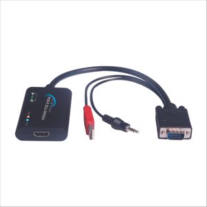 Adapter Wiretek HDMI na VGA+USB+Audio