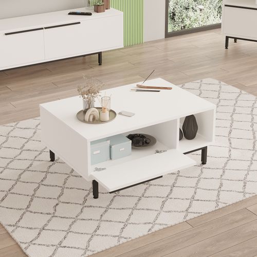 ON19-W White Living Room Furniture Set slika 5