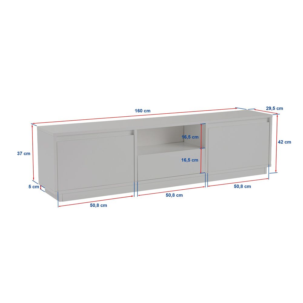 Vanguard - Crni TV Stalak od Drva slika 11