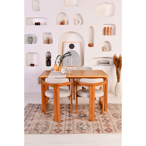 Woody Fashion Set stola i stolica (5 komada), Cheri 4S slika 2