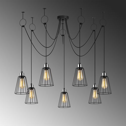 Tel - 6661 Black Chandelier slika 4