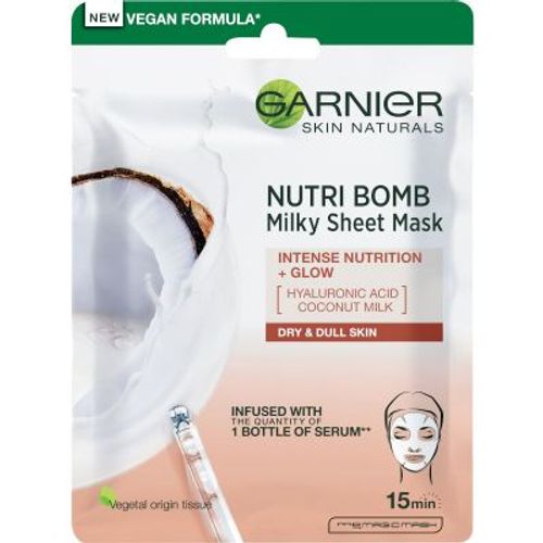 Garnier Skin Naturals Nutri Bomb tekstilna maska sa kokosovim mlijekom slika 2