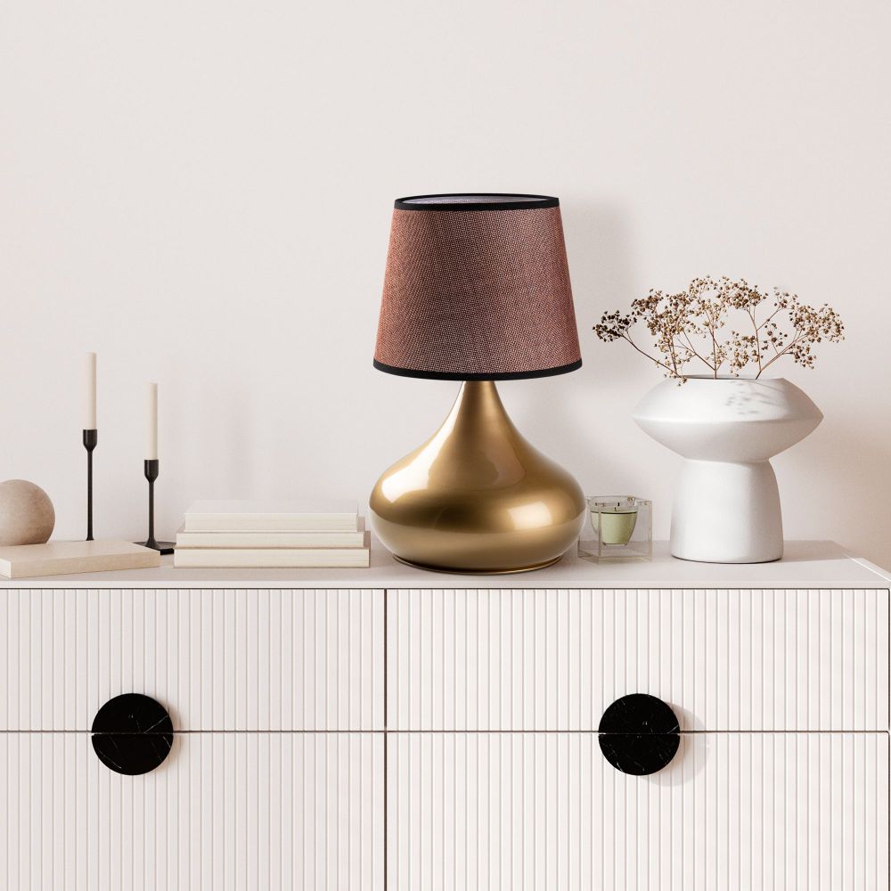 Bulbe - 15465 Zlatno-Smeđa Stolna Lampa slika 2