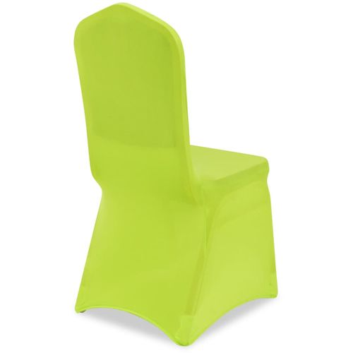 Rastezljive navlake za stolice 6 kom Zelena boja slika 35