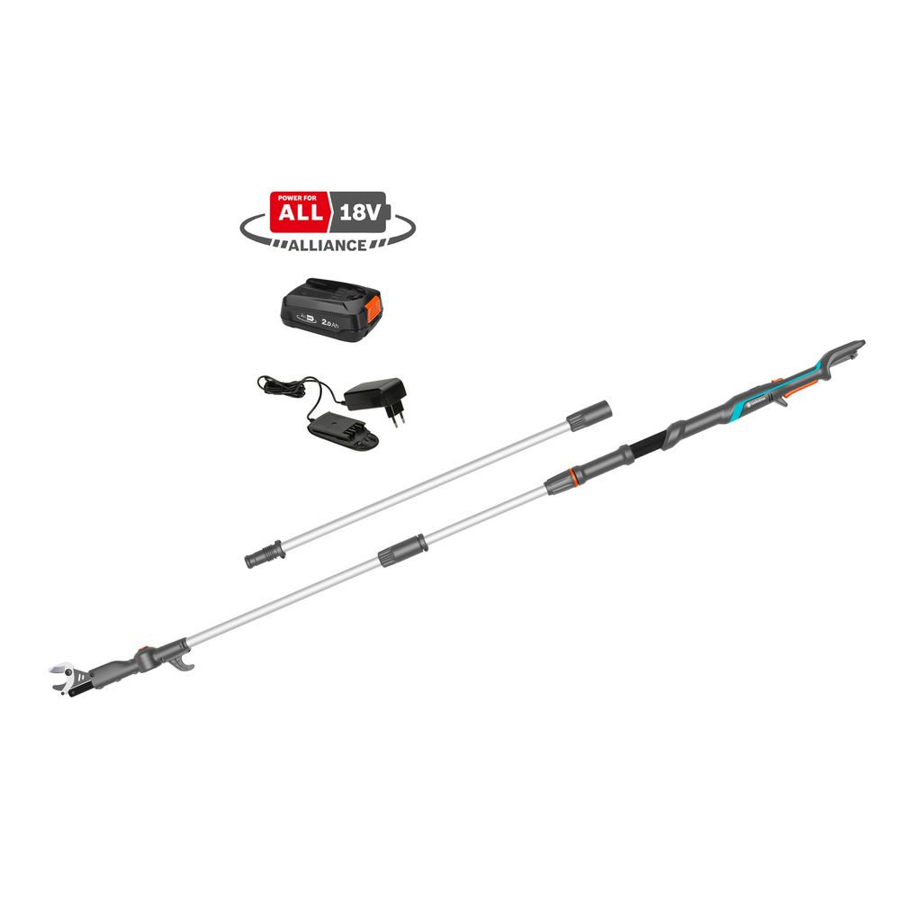 Gardena škare Accu za grane teleskop 360/18V set slika 1