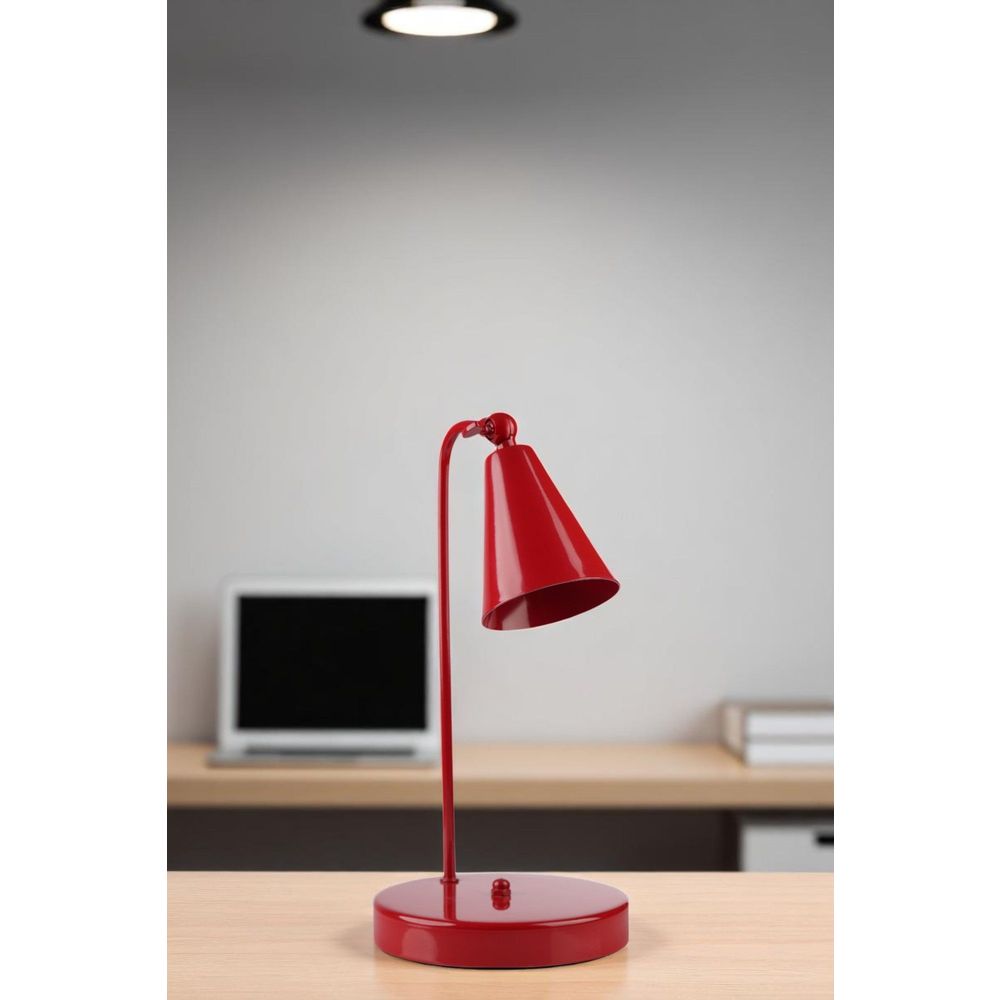 Opviq Stolna Lampa 373, Crvena slika 1