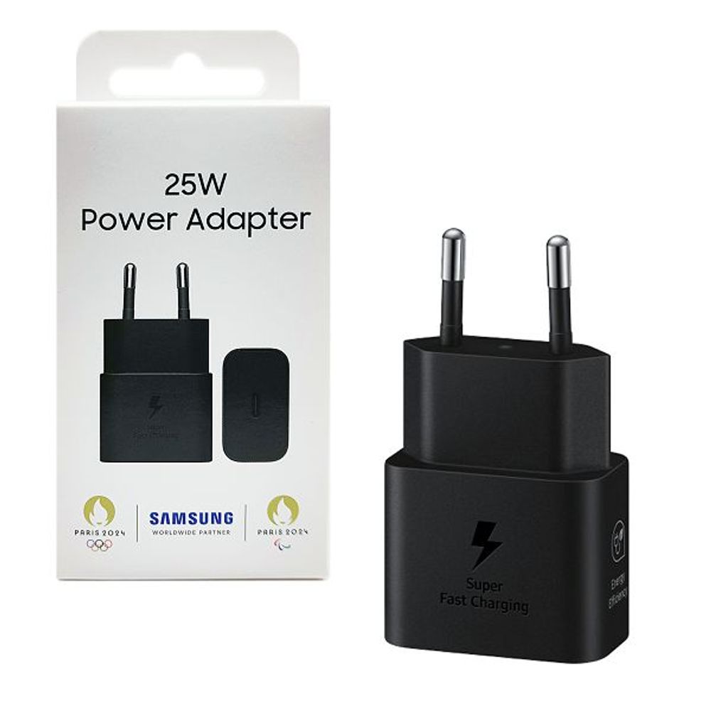 SAMSUNG KUĆNI PUNJAČ EP-T2510NBEGEU PD 25W,crni slika 1