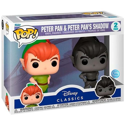 POP pack 2 figures Disney Peter Pan - Peter Pan & Peter Pans Shadow Exclusive slika 1