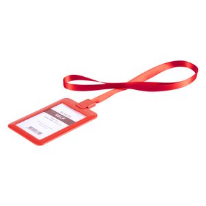 SELF,plast.uložak za ident.karticu s trakicom,crveni