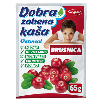 Dobra zobena kaša 65g brusnica                   