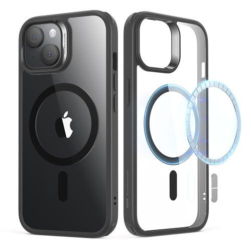 ESR - Classic Hybrid HaloLock maska za iPhone 15 Plus - Clear Black slika 1