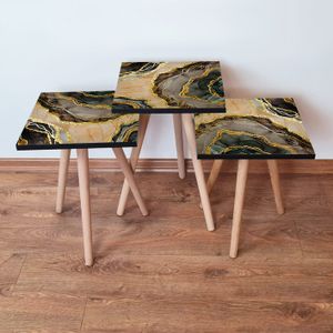 Nesting Table 3Shp219 - Višenamjenski Set Stolova (3 Komada)