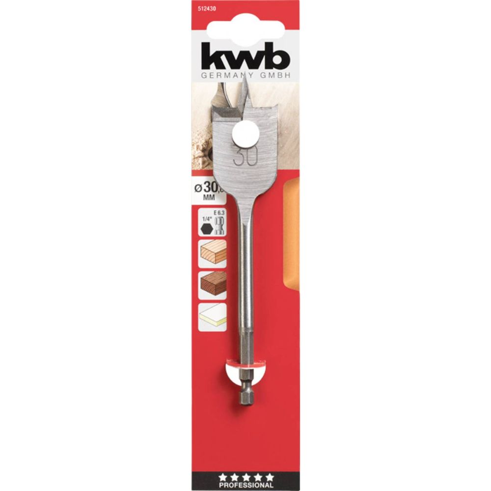 KWB plosnati borer za drvo 18 mm, SB slika 1