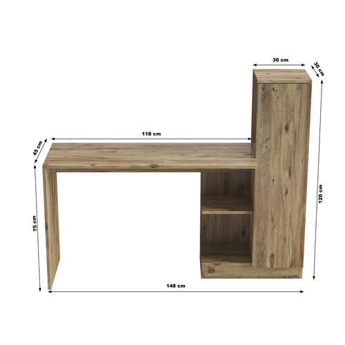 Radni sto Matilda - Atlantic Pine slika 6