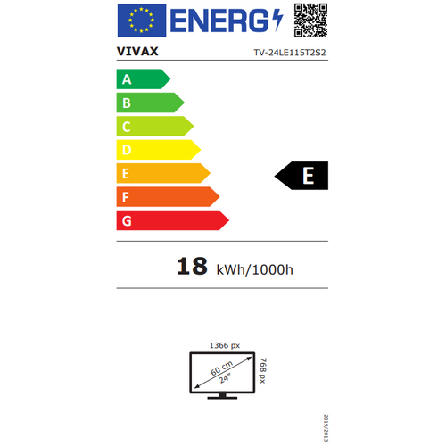 Vivax televizor Imago LED TV-24LE115T2S2 slika 2