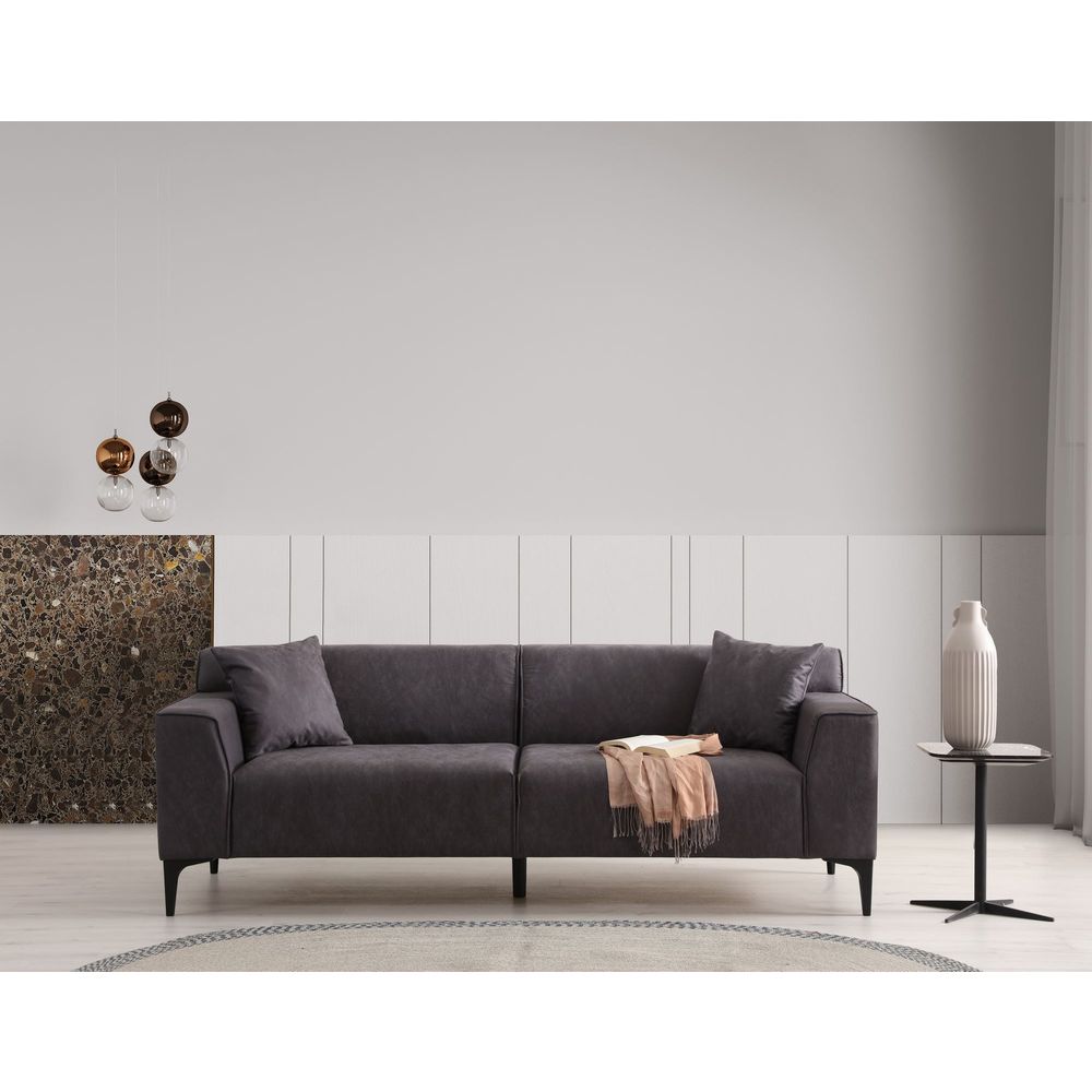 Sofa za 3 osobe New Petra - boja: antracit slika 2