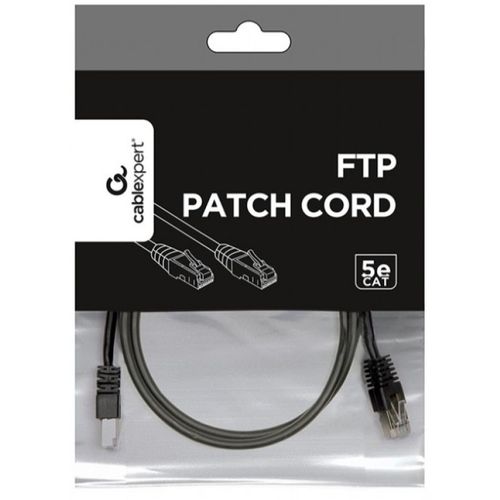 PP22-1M/BK Gembird Mrezni kabl FTP Cat5e Patch cord, 1m black slika 4