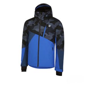Dare2B Muška jakna za skijanje Baseplate, Olympian Blue/Black Geo