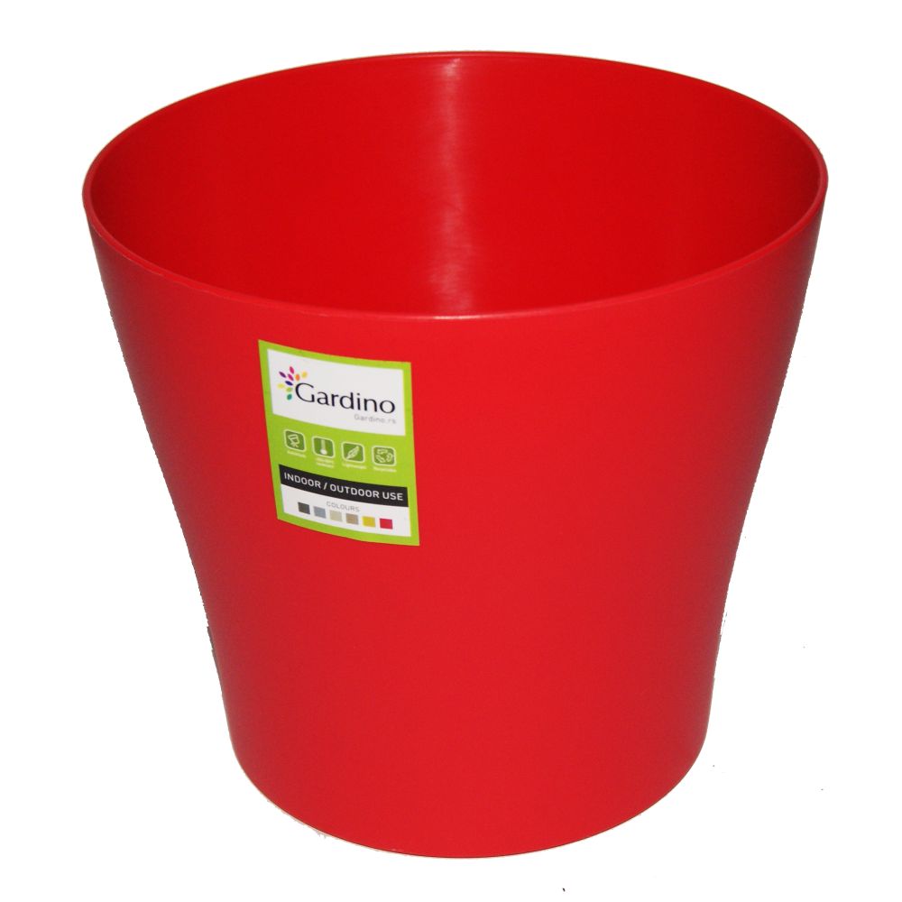 Gardino Saksija LIEGI 16cm crvena slika 1
