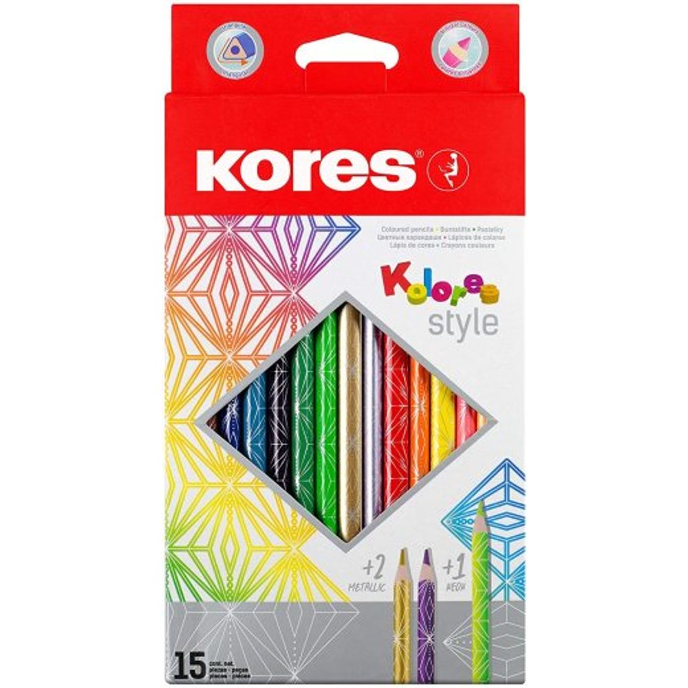 Kores Bojice drvene 15/1 KOLORES STYLE slika 1