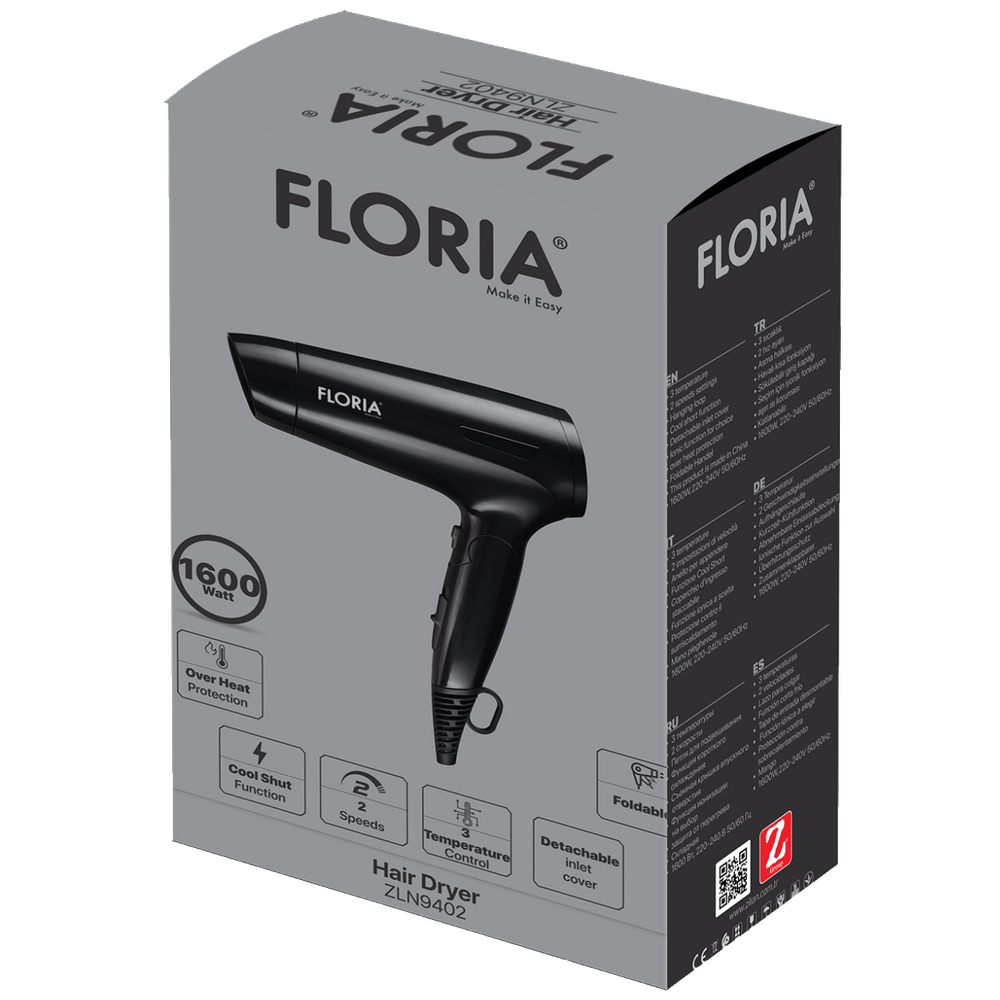 Floria Fen za kosu, 1600 W - ZLN9402 slika 2