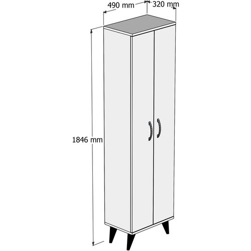 BDL0101 White Bathroom Cabinet slika 4