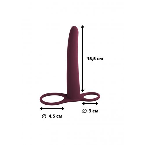 Strap-on Lola games Pure Passion Gimlet Wine red slika 2