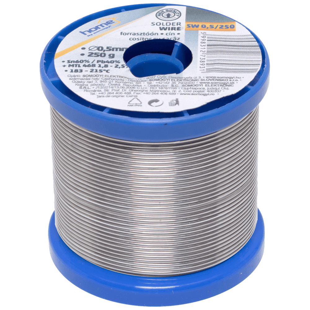 SMA Tinol za lemljenje, Ø 0.5 mm, 250g - SW 0.5 /250 slika 1