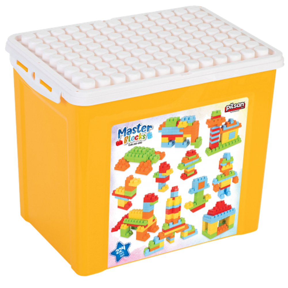 Pilsan Kocke za slaganje Master Blocks 03-582, 224kom slika 1