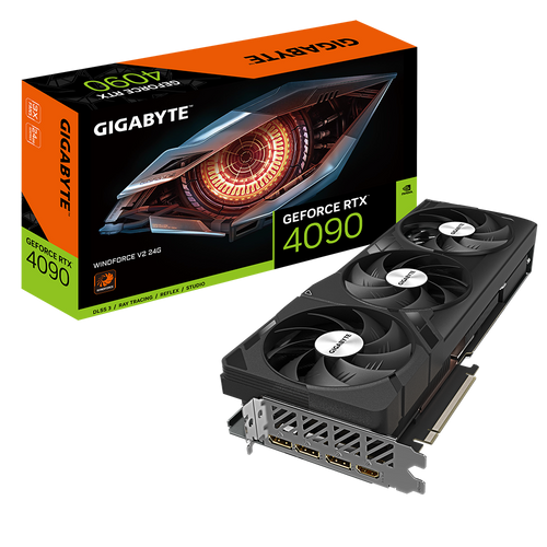 Gigabyte GV-N4090WF3V2-24GD GeForce RTX 4090 WINDFORCE V2 24GB slika 1