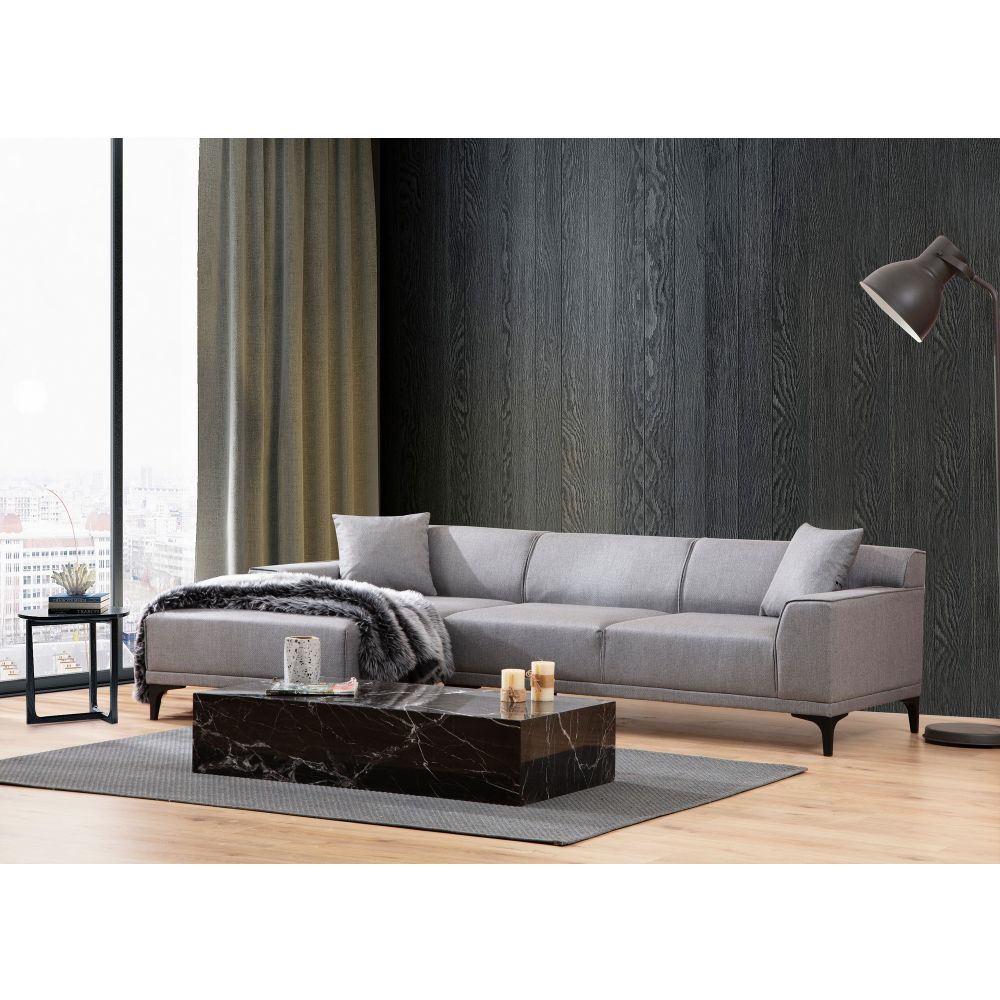 Petra L Kutna Sofa - Svijetlo Siva slika 1