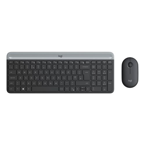 Logitech MK470 Slim Wireless Keyboard and Mouse Combo Graphite - YU slika 1