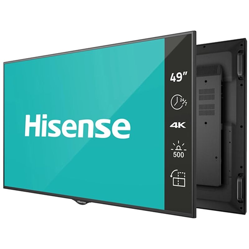 Hisense Hisense digital signage display 49BM66AE 49” / 4K / 500 nits / 60 Hz / (24h / 7 dana) image