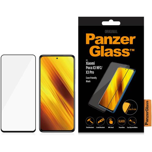 Panzerglass zaštitno staklo za Xiaomi Poco X3 NFC/X3 Pro case friendly black slika 1