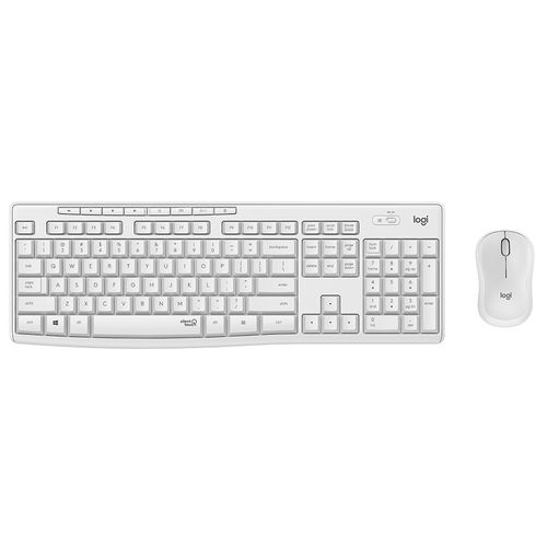 Tipkovnica + miš Logitech MK295 Silent Wireless, bijela slika 1