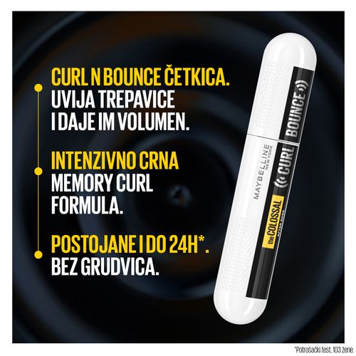 Maybelline New York Colossal Curl Bounce After Dark maskara  slika 5