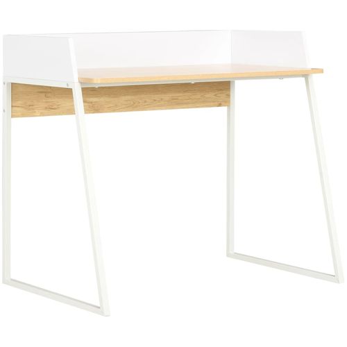 Radni stol bijeli i boja hrasta 90 x 60 x 88 cm slika 8
