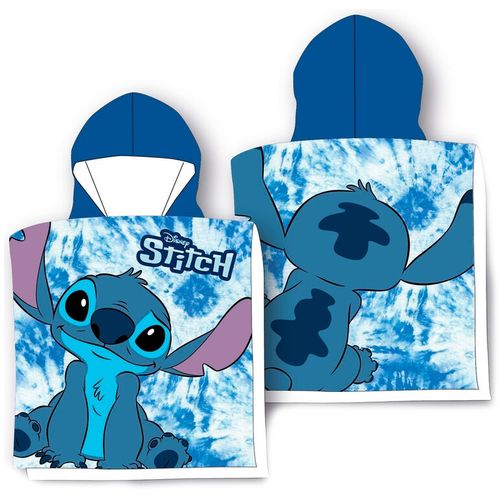 Disney Stitch cotton poncho towel slika 1