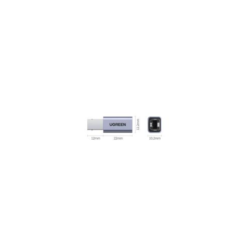 Ugreen USB-C ženski na USB-B adapter - srebrni, 1 kom slika 4