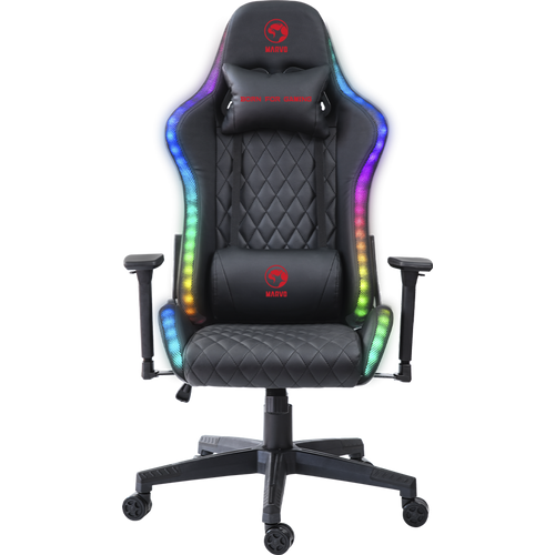 MARVO CH-35BK GAMING CHAIR RGB slika 1